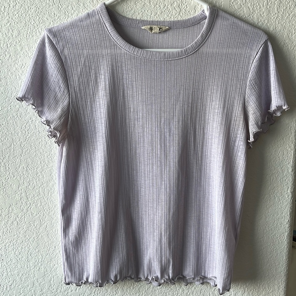Madewell Lavender Baby Tee